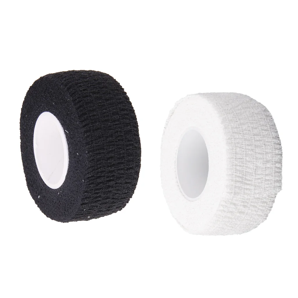 2 Pieces 4.5m x 2.5cm Non woven Breathable Golf Finger Wrap Sports Support Compression Bandage