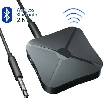 

2 In 1 Transmitter Receiver 3.5mm Wireless Adapter Bluetooth 4.2 Stereo Audio Music Dongle For TV Car / Home Headphone Speakers