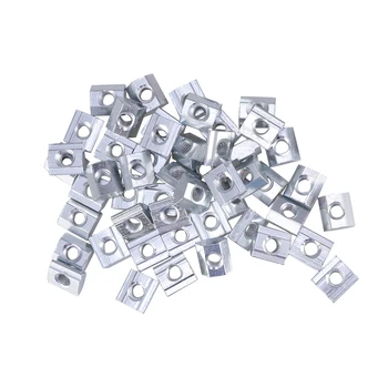 

50pcs Slider Nut Square T-Type Carbon Steel European Standard Professional Slider Nut Accessories for Home Snowboarding