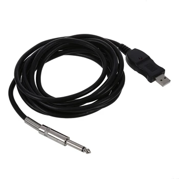 

Guitar to USB Interface Link Connection Instrument Cable 3M