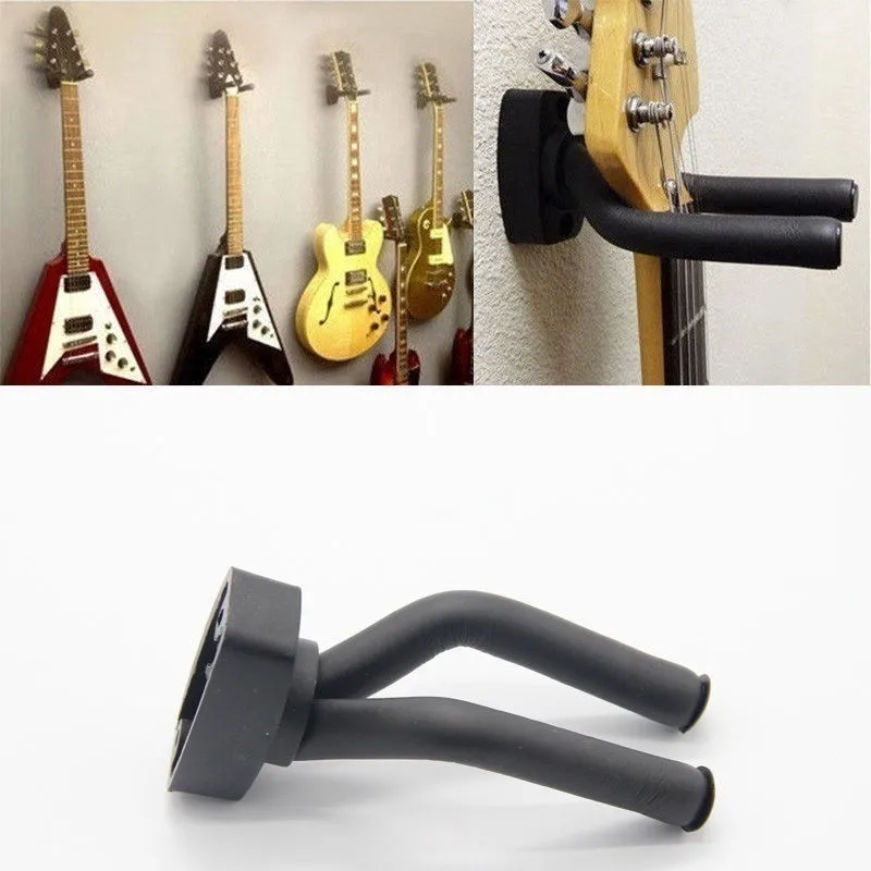 

100pcs Guitar Stand Hanger Hook Holder Wall Mount Display Adjustable Width Fits All Size Guitar