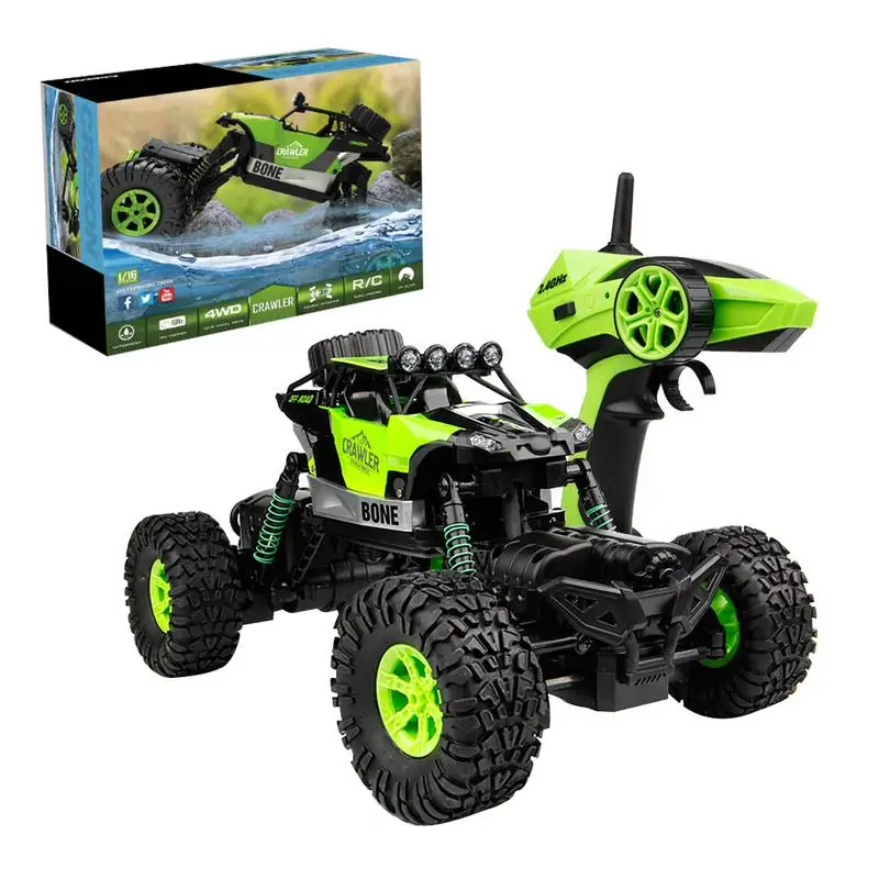 

Kid RC Car 4WD 1/16 Rock Crawler Climber Off Road Vehicle 2.4Ghz Toy Remote Control Car Electronic Monster RC Dirt Bike Children