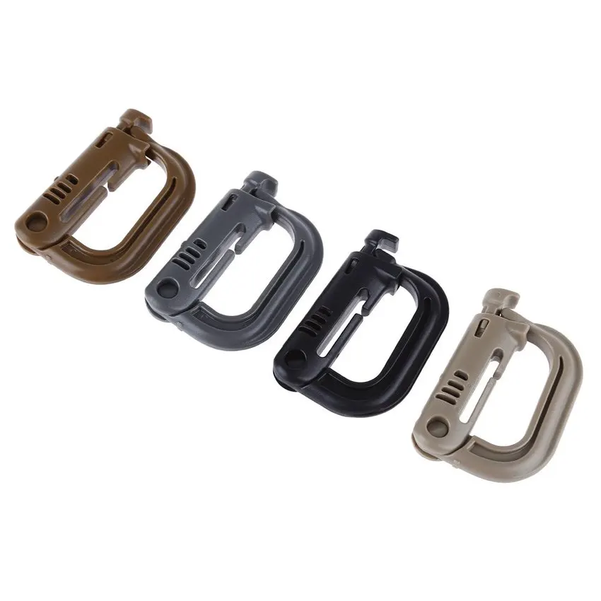 5pcs nylon shackle carabiner d-ring clip webbing backpack buckle shoes buch3