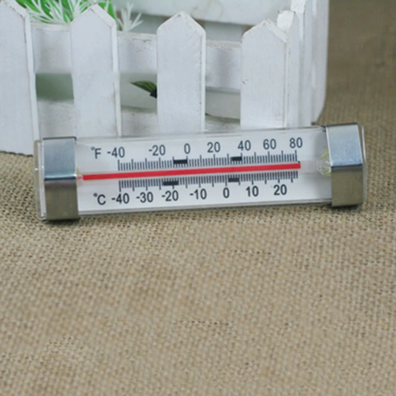 

1pc Thermometer Temperature Meter Magnet Hook For Refrigerator Freezer Suitable