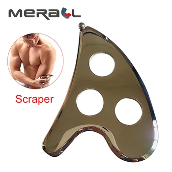 

Gua Sha Scraping Massage Tools Stainless Steel GuaSha Plate Physical Therapy Scraping Body Massage Tool For Health