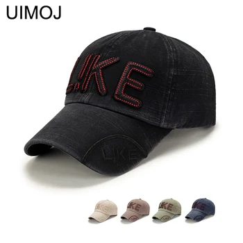 

UIMOJ Fashion Spring Baseball Cap 3D Embroidery Hats Autumn Hat for Men Women Caps
