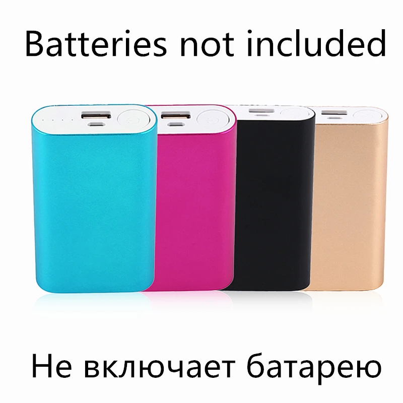 

Hot Portable Fast USB Charging External Power Bank Case 2*18650 Battery Powerbank Supply Charger adapter Batteries not included