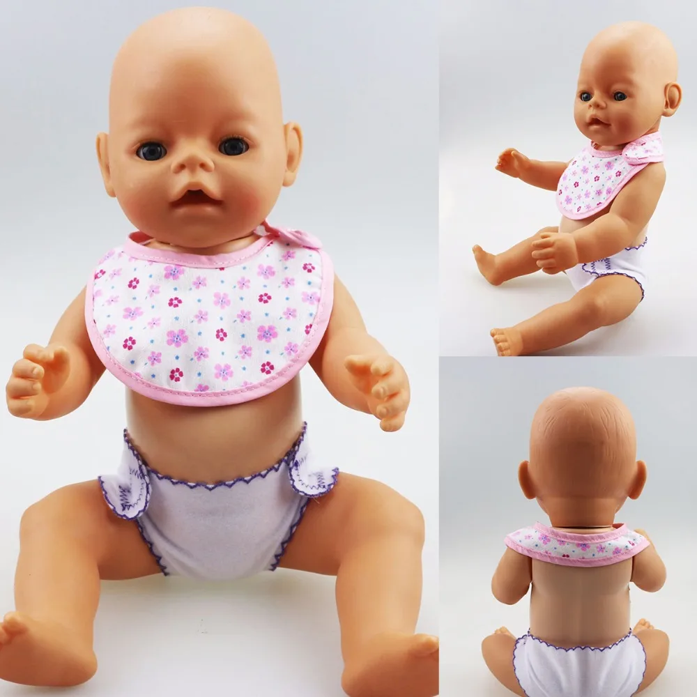 Wear For Doll Baby Doll Bibs Mini Saliva Bib Kids Girl Best Gifts