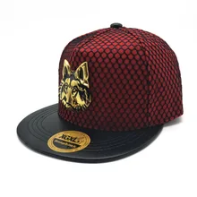 Весенняя шапка в стиле хип-хоп с новым рисунком, хлопковая простая Кепка с краями, Мужская трендовая Кепка в стиле хип-хоп, индивидуальная бейсболка с металлическим волком