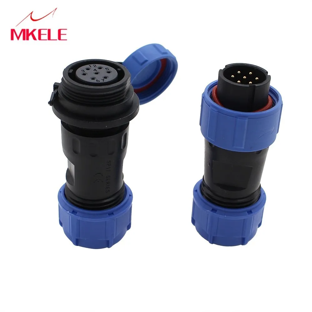 Welding Waterdichte Kabel  Connectoren Plug Socket Ip68 2pin Mannelijke En Vrouwelijke Luchtvaart Connector SP17 7 P Welding Waterdichte Kabel  Connectoren Plug Socket Ip68 2pin Mannelijke En Vrouwelijke Luchtvaart Connector SP17 7 P