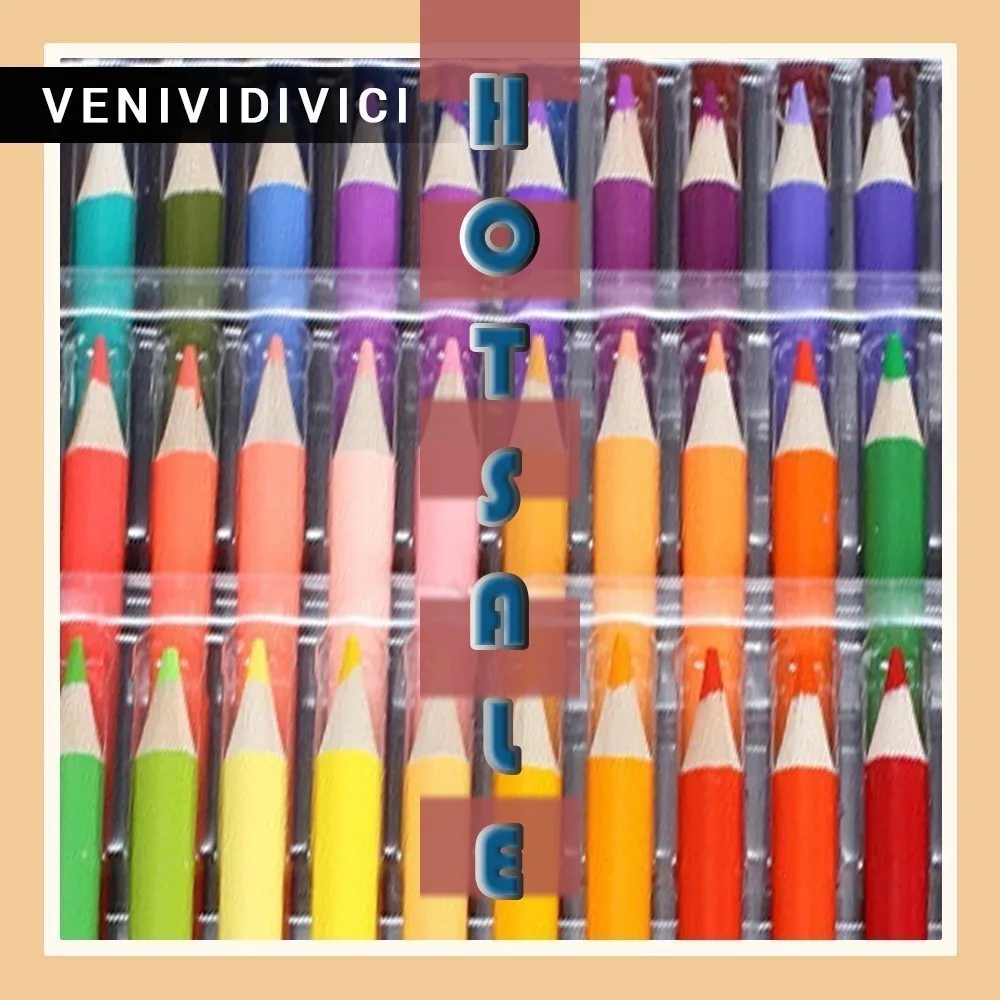

Best Practical 48 Color Doodle Oiliness Non Water-soluble Cartoon Pencil Lead Pen school friends painting