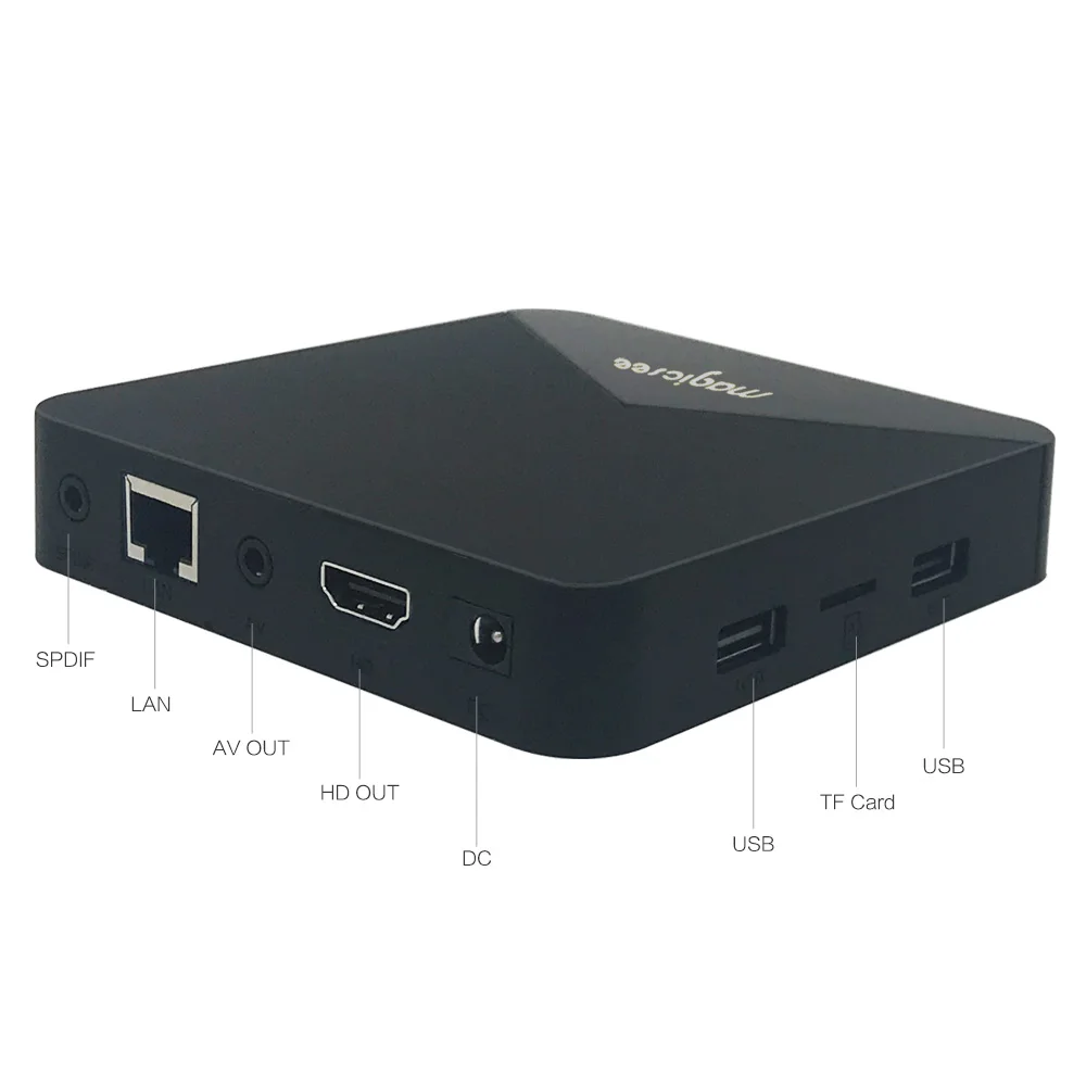 Горячая AMS-Magicsee N5 Android 7,1 2,4G+ 5G Wi-Fi Tv Box Amlogic S905X 4 ядра 2 ГБ+ 16 Гб Smart Tv Box с Hd 4K Декодер каналов кабельного телевидения(по ТИХООКЕАНСКОМУ летнему времени США Pl