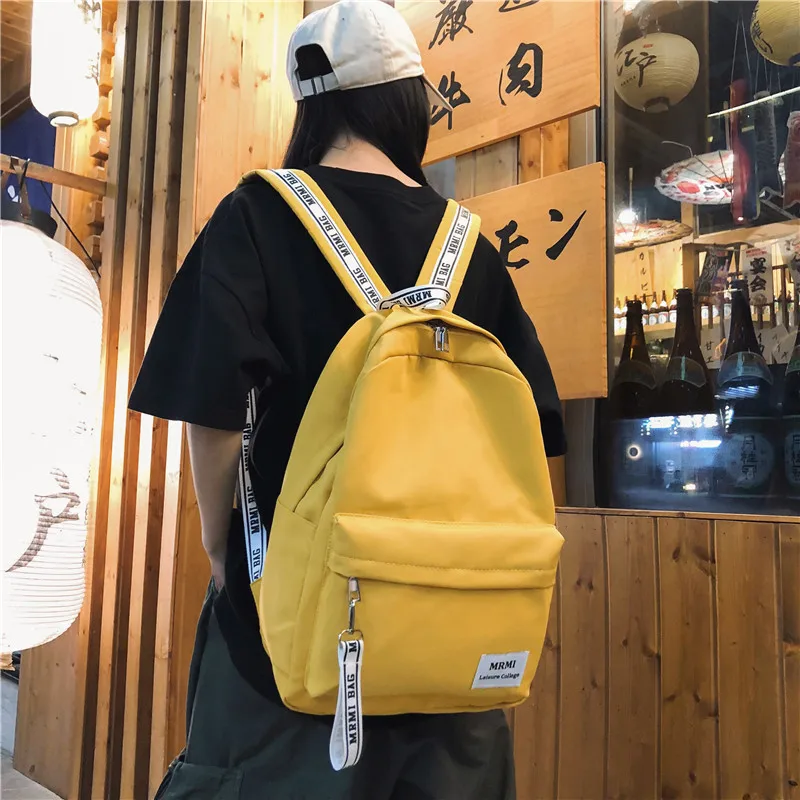 

Women Preppy School Bags For Teenagers Female Nylon Travel Bags Girls Backpack Mochilas