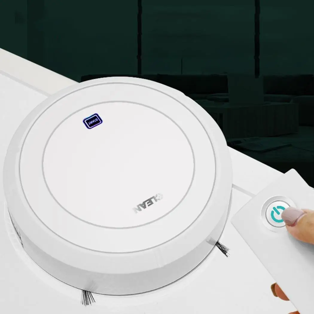 

Household Electric Vacuum Cleaner Smart Automatic Home USB cable Rechargeable Floor 1200 mAh Cleaner Robot