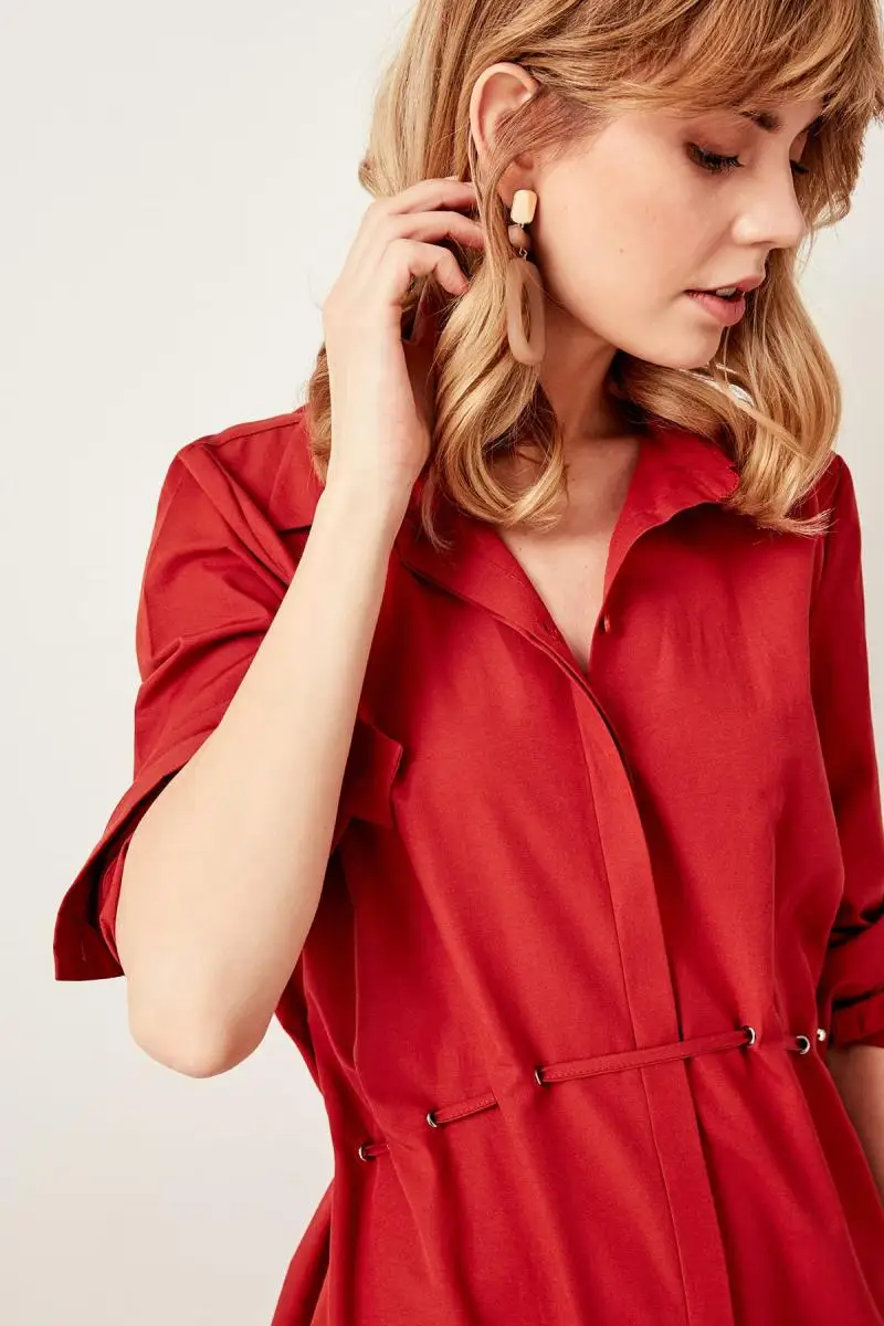 Trendyol платье со шнуровкой TWOSS19AA0046|Платья| |