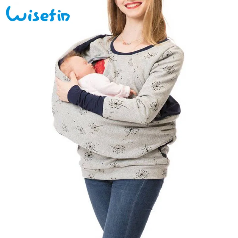 Wisefin Maternity Clothes For Women Dot Pregnancy Hooded Tops T-Shirt Winter Breastfeeding Nursing Pregnant Tee Shirt Autumn Wisefin Maternity Clothes For Women Dot Pregnancy Hooded Tops T-Shirt Winter Breastfeeding Nursing Pregnant Tee Shirt Autumn