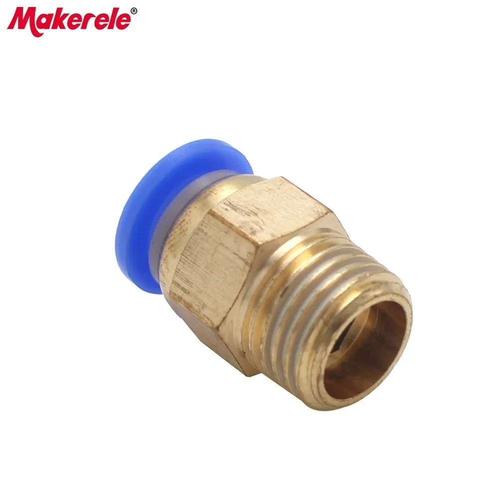 Push фитинги для воздуха PC8mm шланг 1/8 &quot1/4&quot 3/8 &quot1/2&quot BSPT наружная резьба прямые