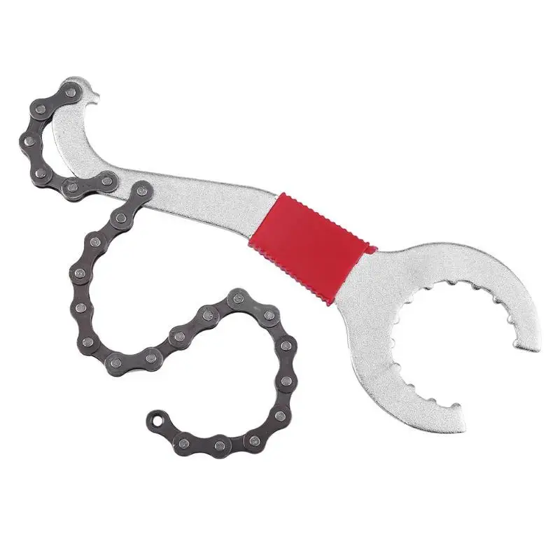 cheap 3 in 1 Bike Bicycle Chain Convenient Remover Tool Flywheel Tail Hook Wrench
