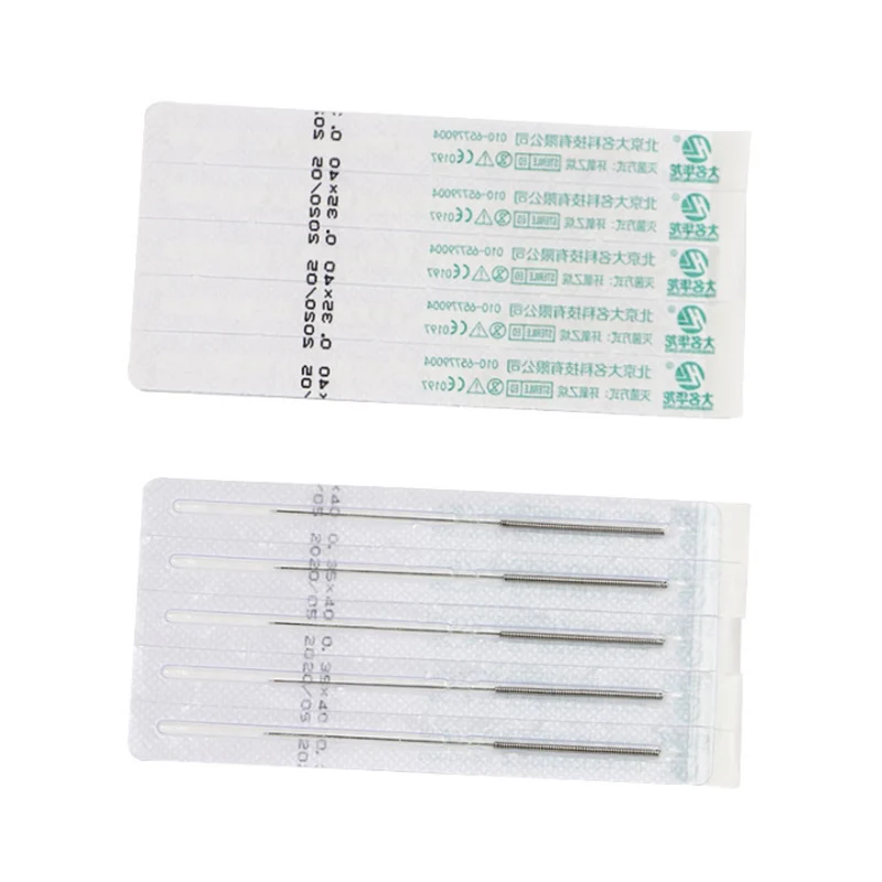 

5*100pcs sterile disposable acupuncture beauty massage acupuncture needle 0.18/0.20/0.25/0.30/0.35mm