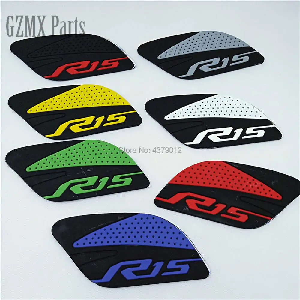 For Yamaha R15 2017 2018 YZF YZF-R15 Motorcycle Tank Pad Anti Slip Stickers Knee Grip Side Decals Accessories Protector | Автомобили и