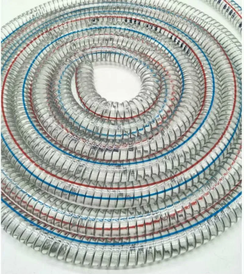 

Oil Pump PVC Transparent Threaded Hose Oil Pipe Cold Resistant Plastic Tap Pipe High Pressure Pipe Diameter 19 mm