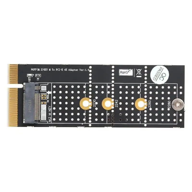 NGFF M.2 NVME M ключ SSD к PCI-E 4X адаптер PCI Express Raiser карта