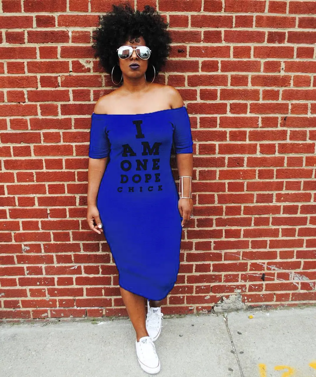 

2019 New arrival European And American Style Letter Super long sleeve women printed hip dress fashion dress
