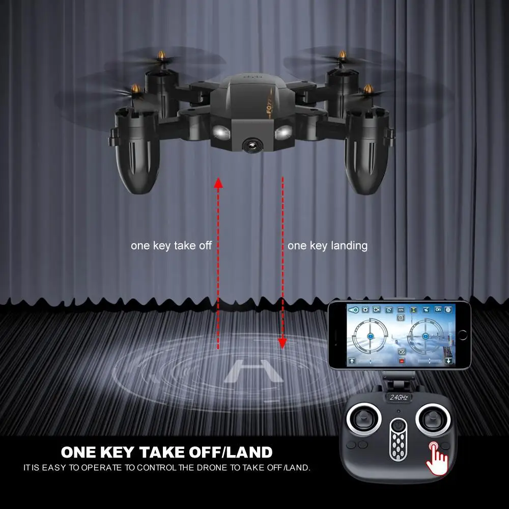 LeadingStar FQ777 FQ36 Mini WiFi FPV with 720P HD Camera Altitude Hold Mode Foldable RC Drone Quadcopter RTF LeadingStar FQ777 FQ36 Mini WiFi FPV with 720P HD Camera Altitude Hold Mode Foldable RC Drone Quadcopter RTF