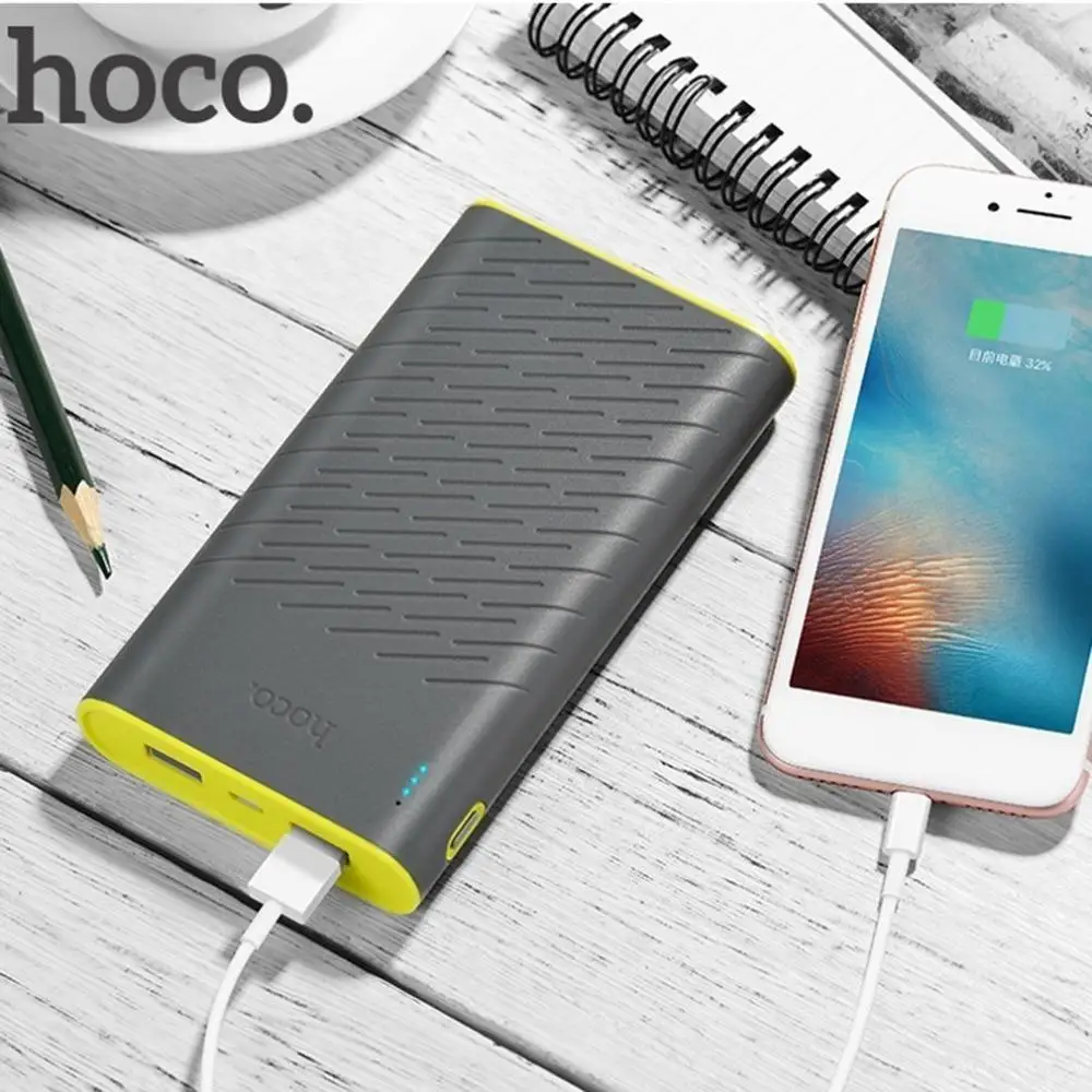 HOCO внешний аккумулятор 30000 мАч Внешний для телефона Быстрая зарядка Xiaomi Mi iPhone samsung