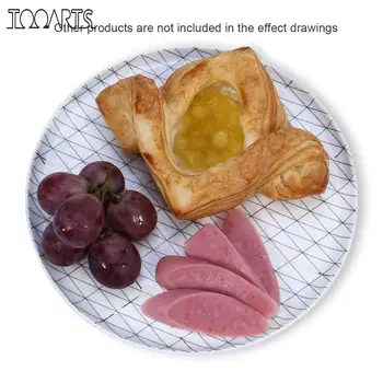 

Ceramic Plate Kitchen Plate Salad Desert Plate Serving Plate Home Decor tableware Fruit Bowl Modern Design as a gift