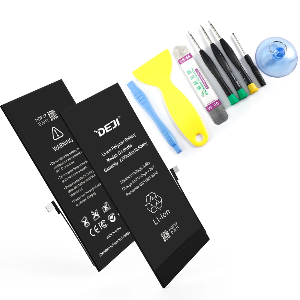 

Brand 1715mAh Replacement Batteries For Apple iPhone 6s Li-ion Mobile Phone Battery with Free Repair Tools For iPhone 6s Bateria