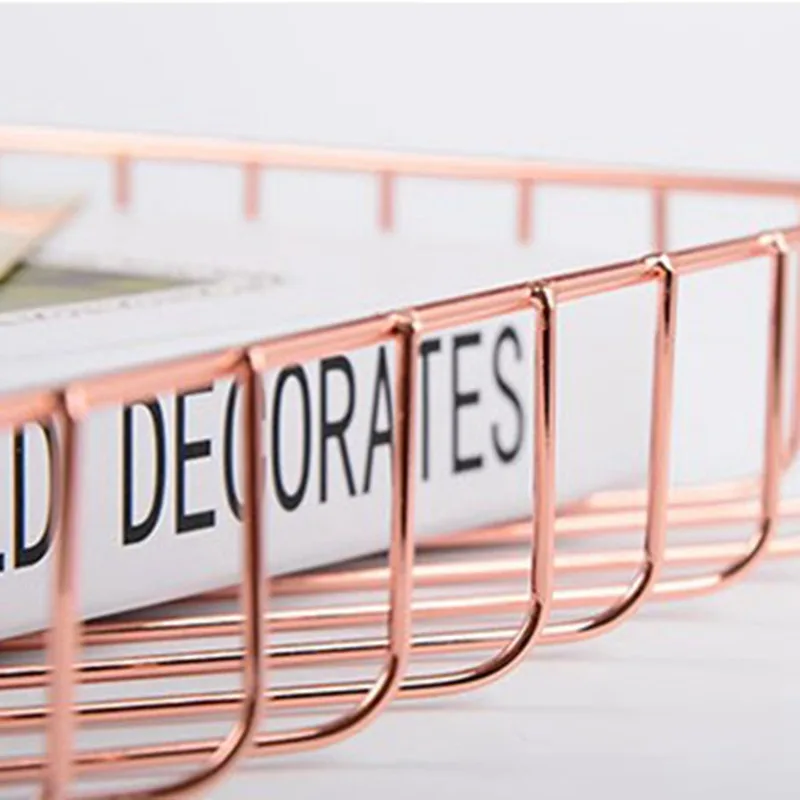 سلة التخزين روز الذهب سلة فاكهة الحديد A4 سلة أنيقة الفاخرة مكتب التخزين المنظم سلة ديكور للزينة سلة التخزين روز الذهب سلة فاكهة الحديد A4 سلة أنيقة الفاخرة مكتب التخزين المنظم سلة ديكور للزينة