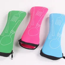 Портативный столовый мешок из трех предметов