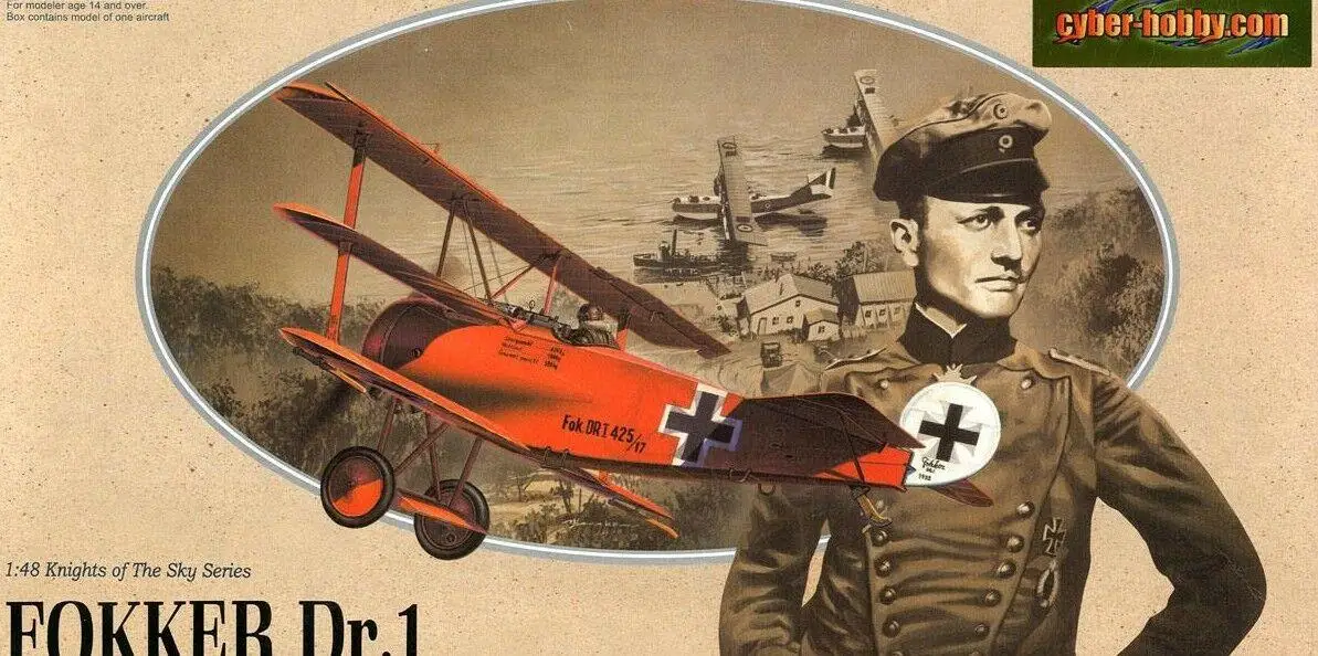 Набор моделей Dragon 5903 1/48 Fokker Dr.I Красный Барон|Наборы для сборки моделей| |