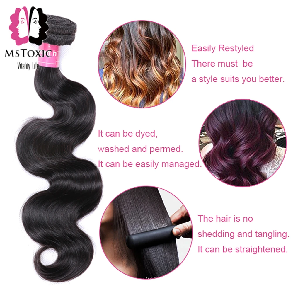Mstoxic Body Wave Bundles With Closure Brazilian Hair Weave Bundles With Closure Non Remy Human Hair Bundles With Closure Mstoxic Body Wave Bundles With Closure Brazilian Hair Weave Bundles With Closure Non Remy Human Hair Bundles With Closure