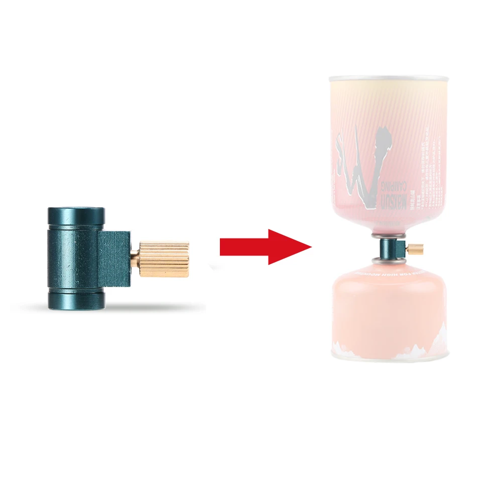 

Lindal Valve Canister Gas Convertor Shifter Refill Adapter Outdoor Camping Gas Stove Cylinders Air Vent Function Gas Burner