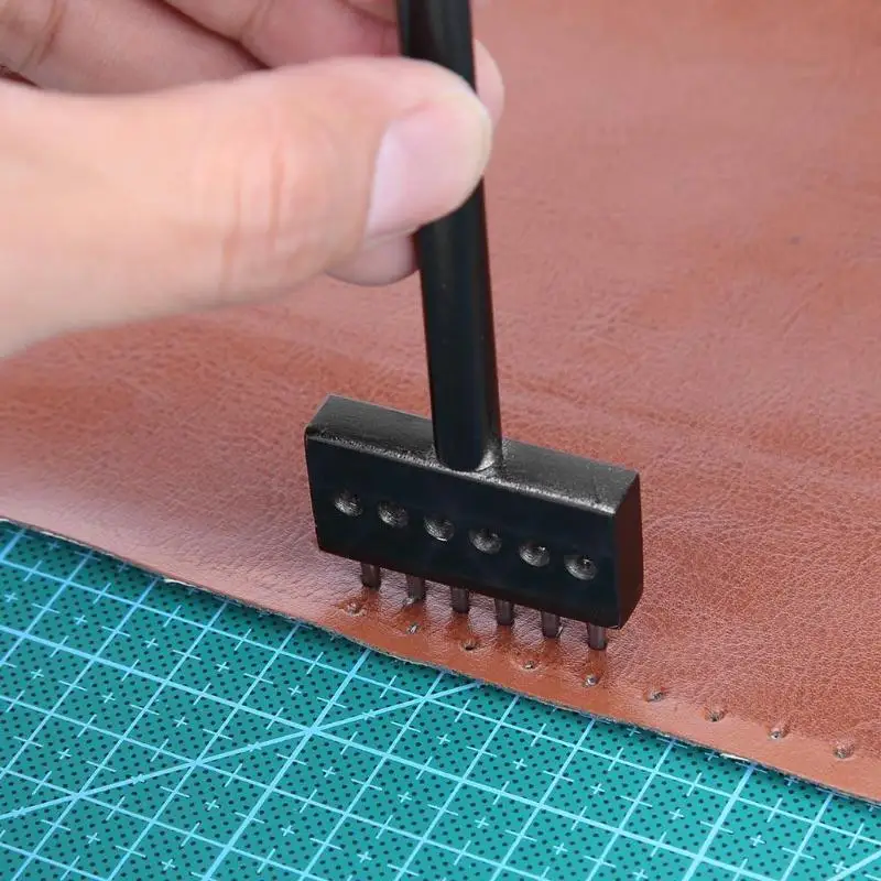 8 мм новое расстояние кожаные дыроколы DIY Ручная перфорированная круглая