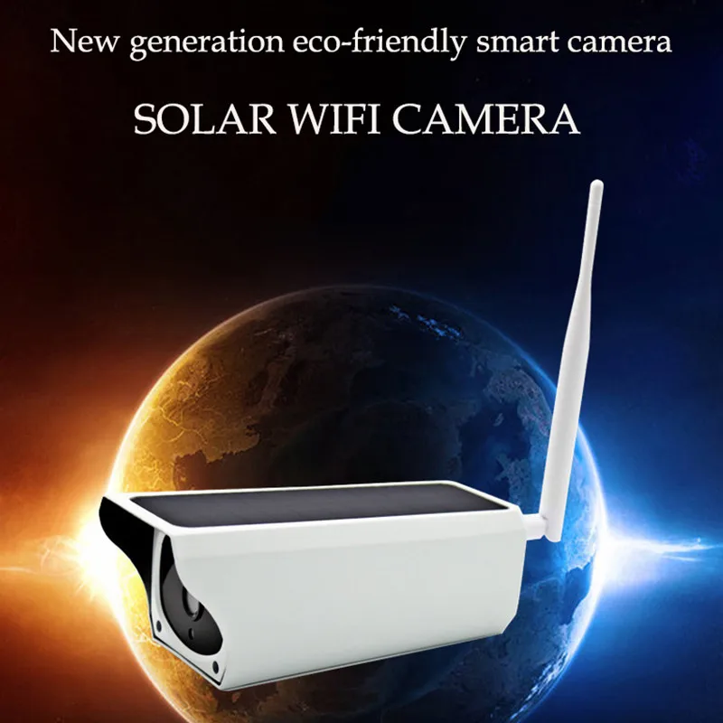 

1080P Solar IP Camera IR Night Vision Solar Power HD Camera 2MP Wireless Wifi Security Surveillance Waterproof Outdoor Camera