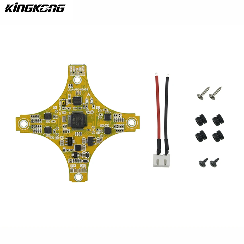 

KINGKONG/LDARC TINY GT7 GT8 FPV Racing Drone Spare Part F3E10A SPRACING F3 Flight Controller 10A Blheli_S ESC For RC Models