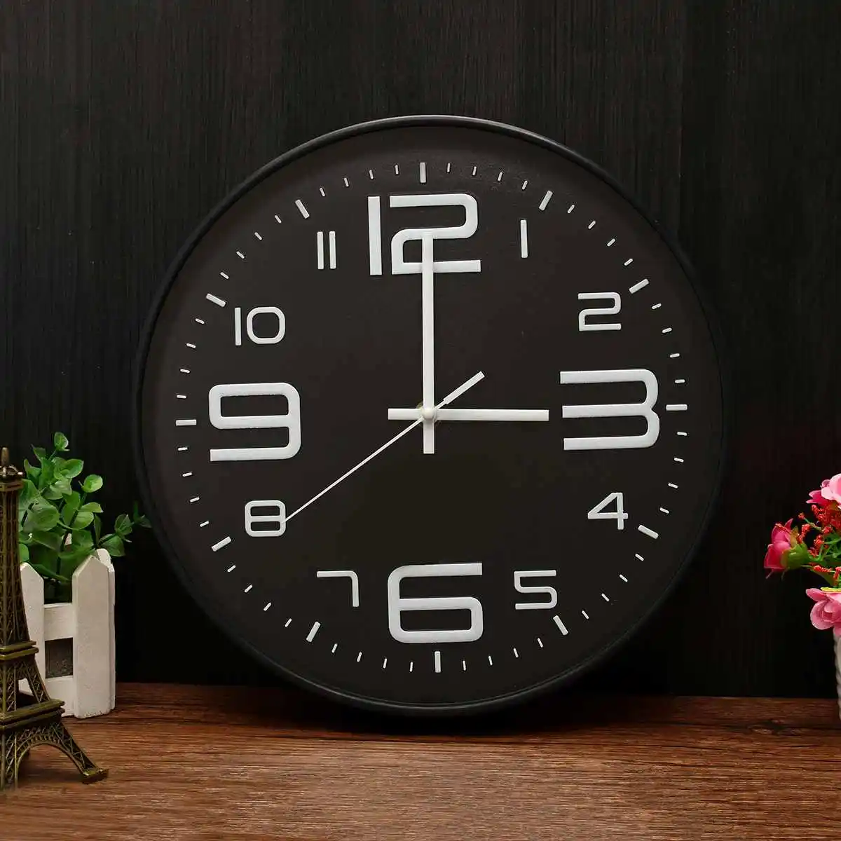 Buy Round Modern Wall Clock Large Silent Clocks Glass