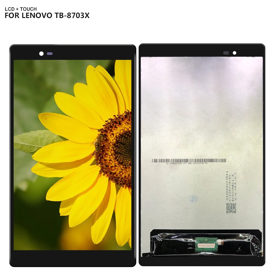 Для Lenovo Tab 3 Plus 8703X TB 8703F 8703 ЖК дисплей сенсорный экран дигитайзер стекло в