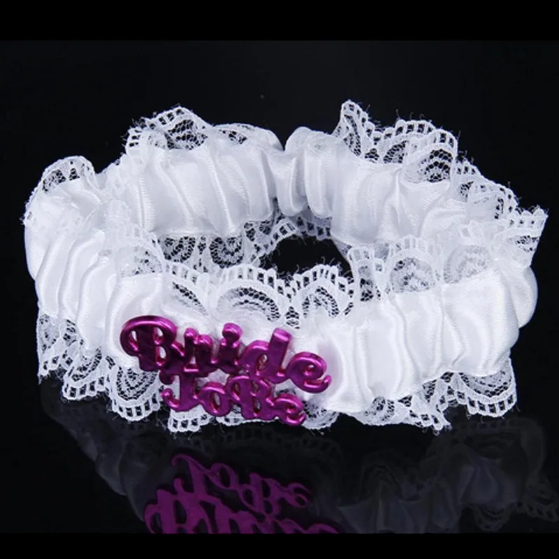 

1 Pcs Bachelor Party White Prom Leg Ring Wedding Decoration Bridal Party Bride to be Leg Ring