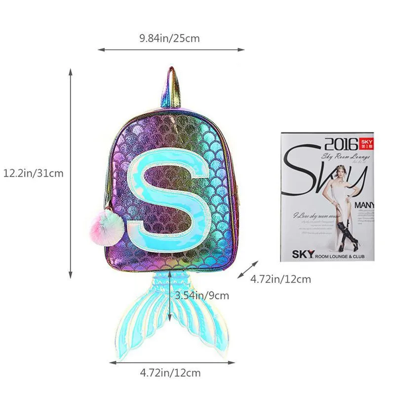 2019 أزياء النساء على ظهره حورية البحر الترتر على ظهره جلد Bagpack الحقائب المدرسية للفتيات في سن المراهقة Mochila 2019 أزياء النساء على ظهره حورية البحر الترتر على ظهره جلد Bagpack الحقائب المدرسية للفتيات في سن المراهقة Mochila