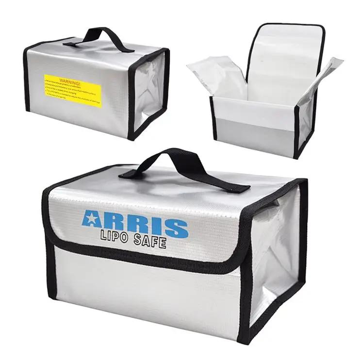 LEORY Fireproof LiPo Battery Bag for Safety Charging Storage & Travel