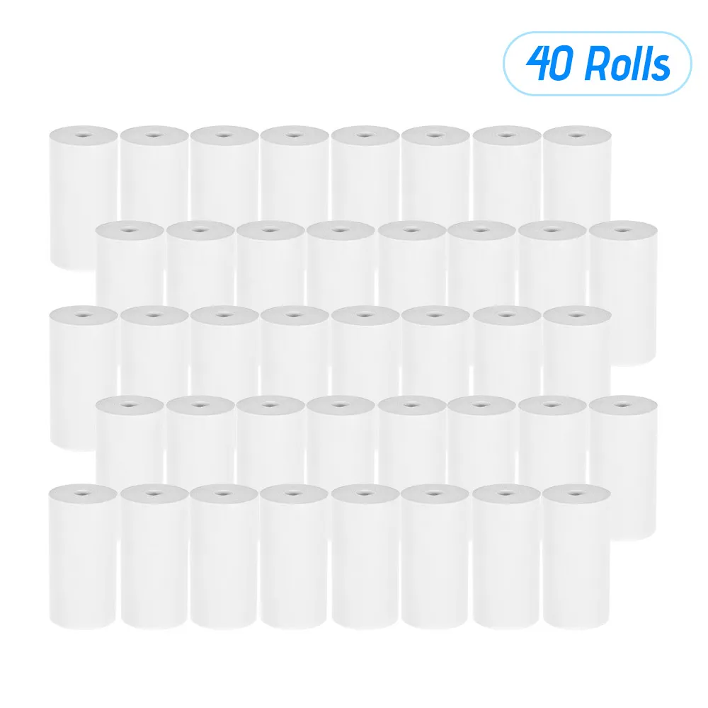 

Thermal Receipt Paper Roll 57*30mm (2.17*1.18in) Bill Ticket Printing for Cash Register POS Receipt Printer, 40 Rolls