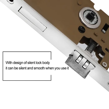 

Space Aluminum Indoor Security Bedroom Living Room Door Silent Lock 2019 New Arrival