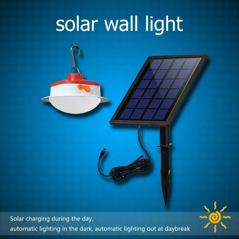 

Solar Energy Light Split Solar Wall Lamp Hanging Lamp Outdoor Garden Lamp Red / Blue color
