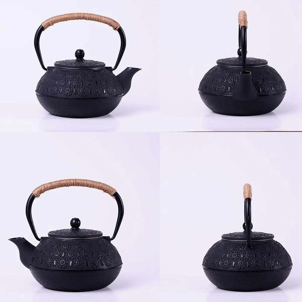 Японский чугунный чайник с ситечком/ситечком вишня 30 унций (900 мл)|Заварники| |