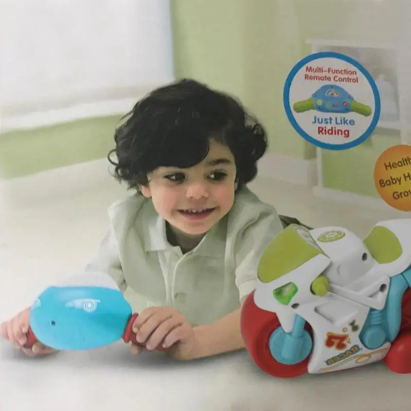 

Children Music Remote Control Motorcycle Toy Simulation RC Car Models Gifts music RC Motorbike showing the speedometer