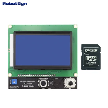 

3D printer display Smart Controller RAMPS 1.4, Graphic LCD 128x64, SD and MicroSD-card reader